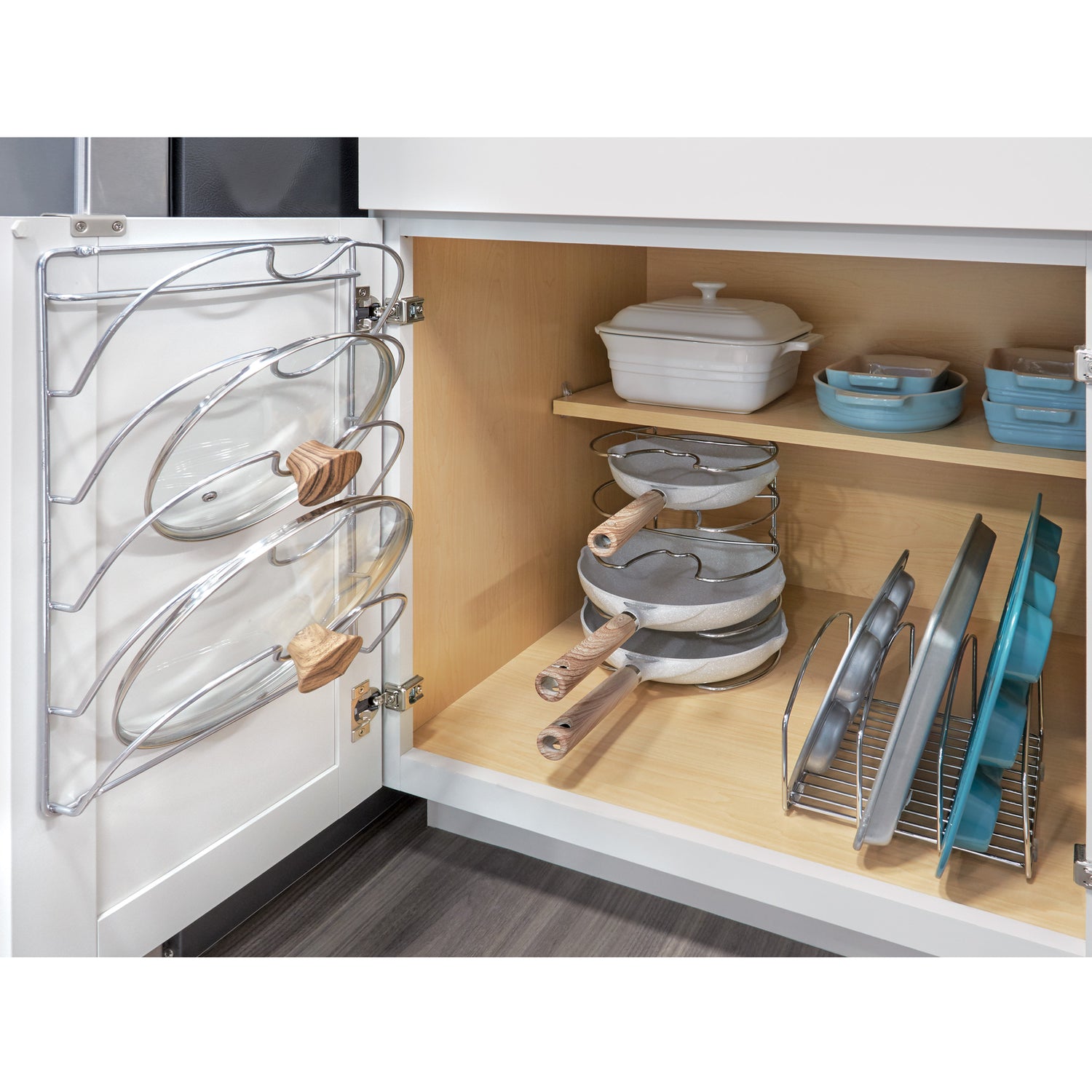 Pan Lid Organiser Rack