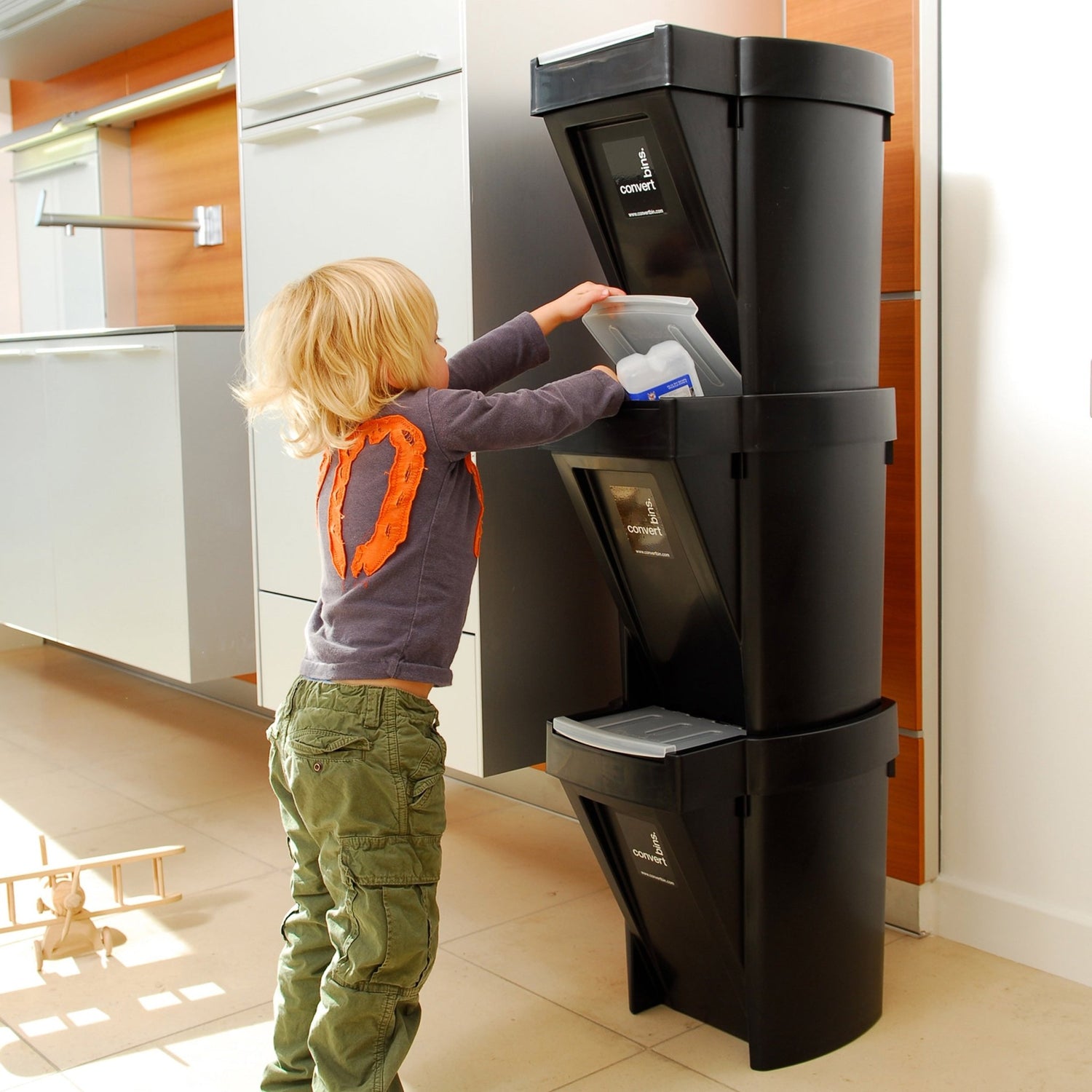 Stacking Recycle Bin - Not A Boring Box APFE