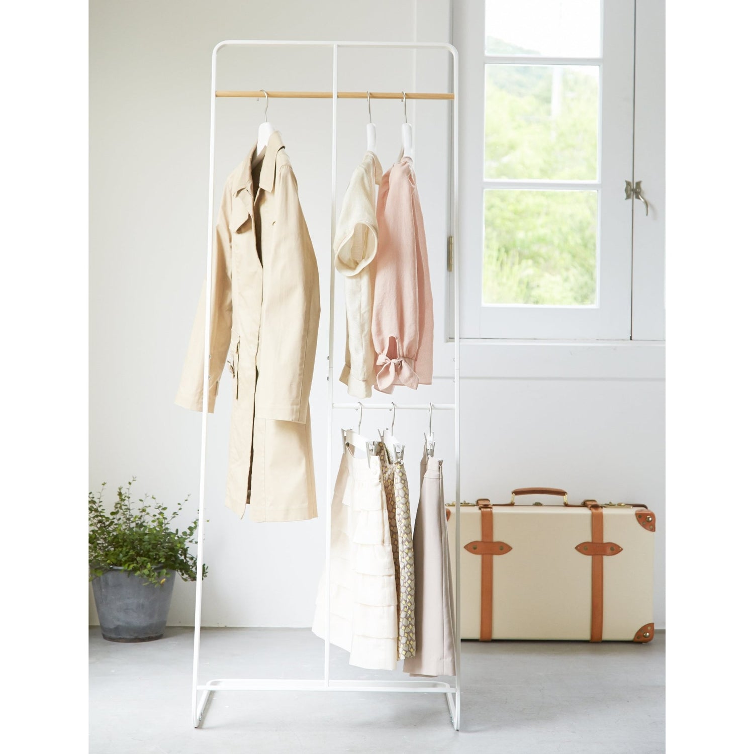Freestanding Scandi Clothes Storage Rack Tower – Not A Boring Box