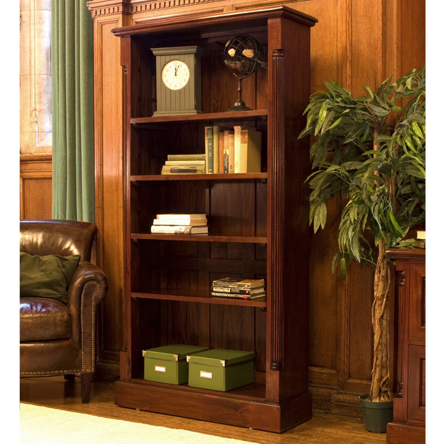 tall open bookcase la roque