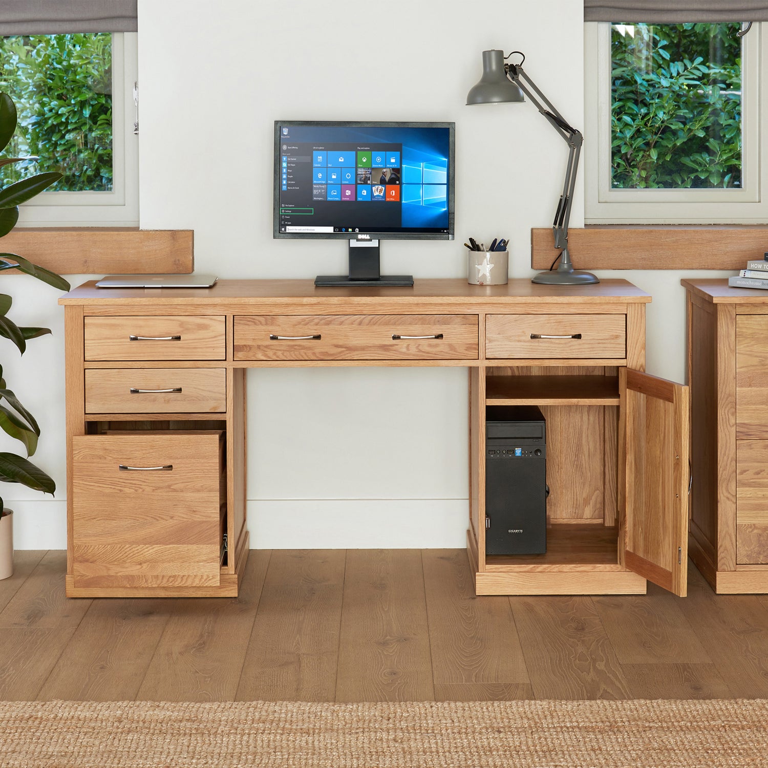 Twin Pedestal Computer Desk Mobel