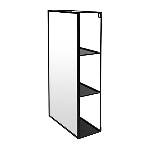 hallway storage mirror