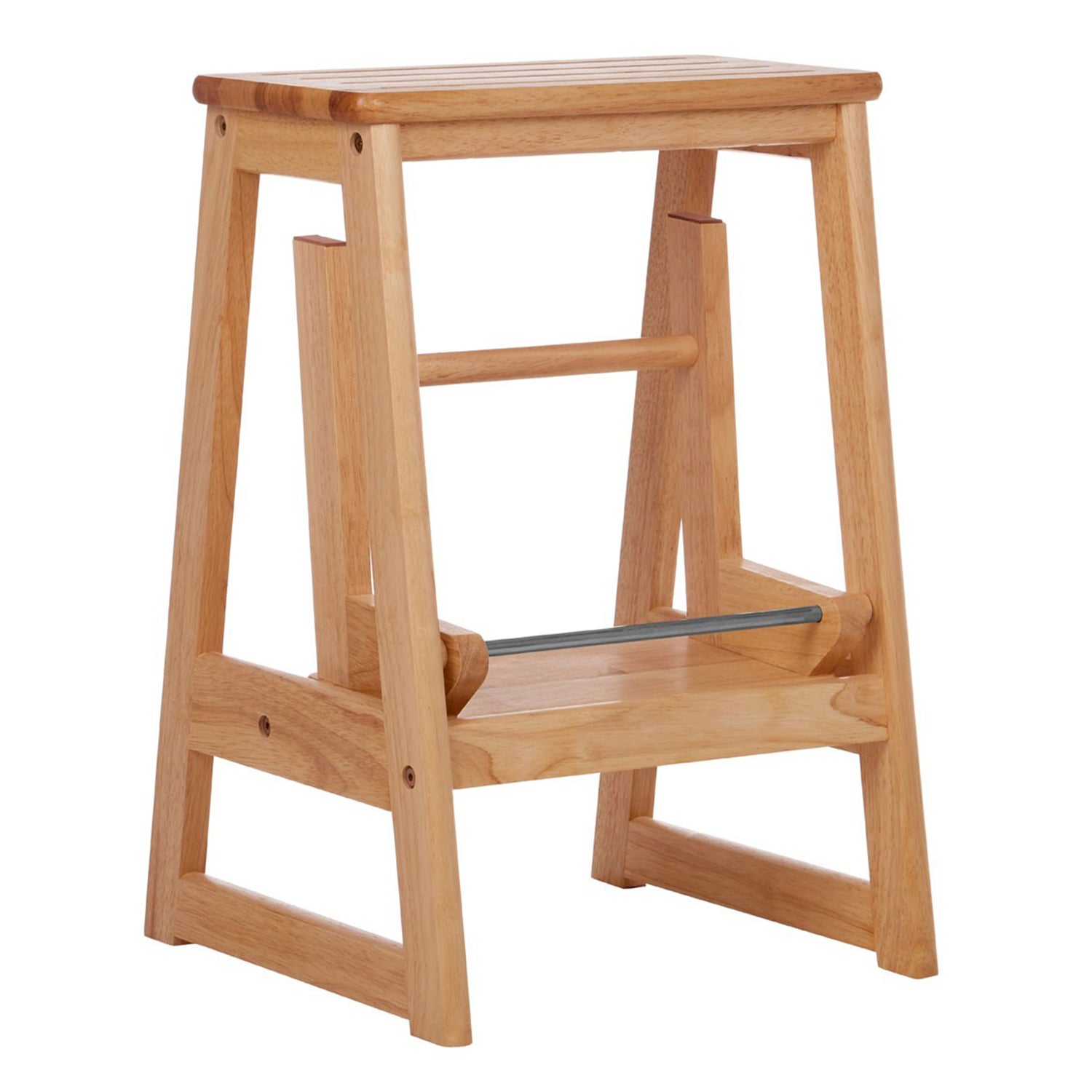 Folding Wooden Step Stool