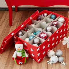 Fold - Flat Christmas Bauble Storage Box - Not A Boring Box APFE