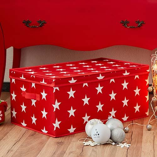 Fold - Flat Christmas Bauble Storage Box - Not A Boring Box APFE