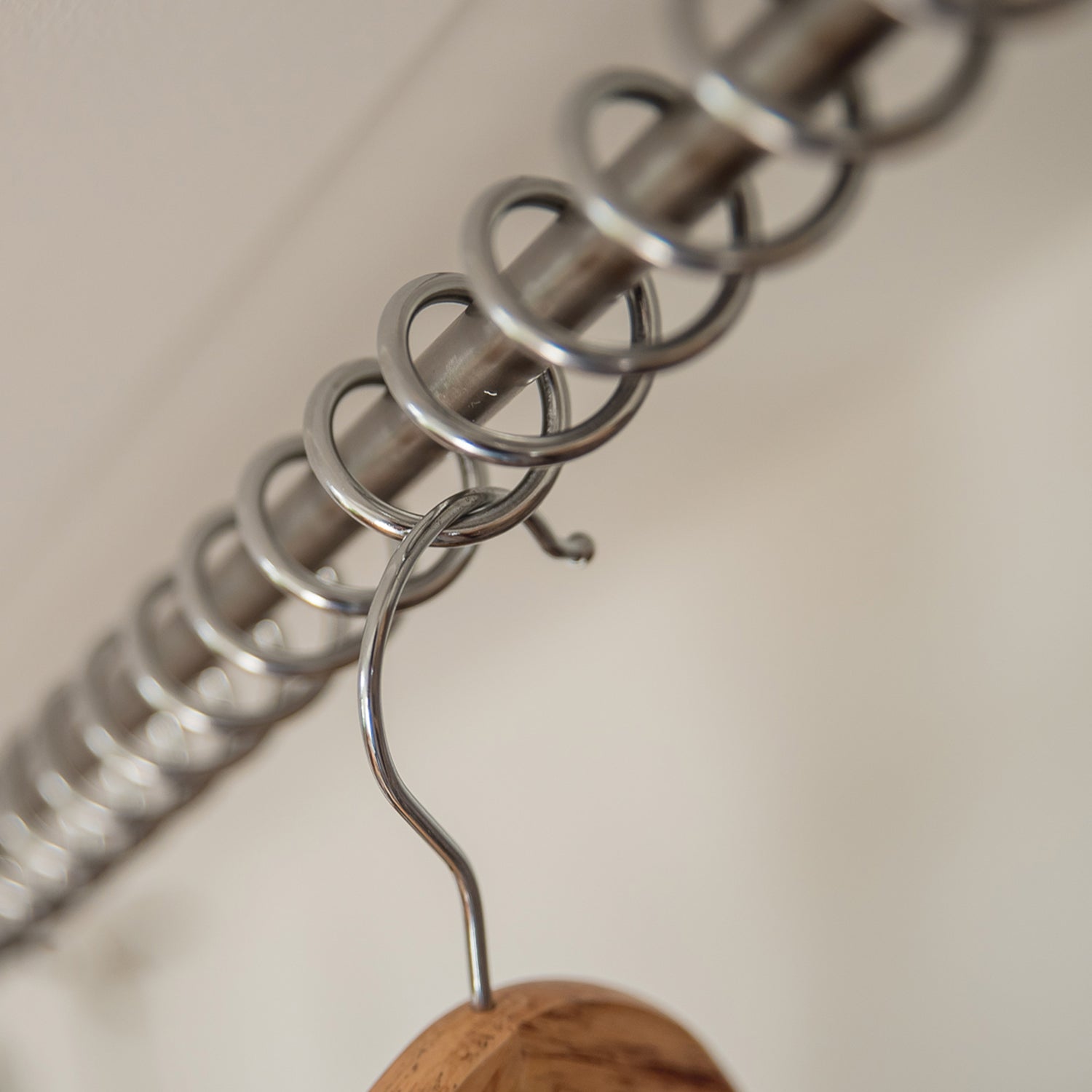 Any Angle Clothes Hanging Rail Zebedee 70Cm