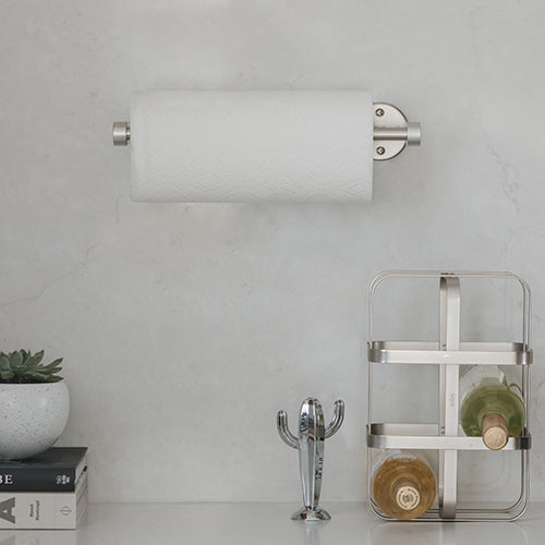 wall mounted kitchen roll holder