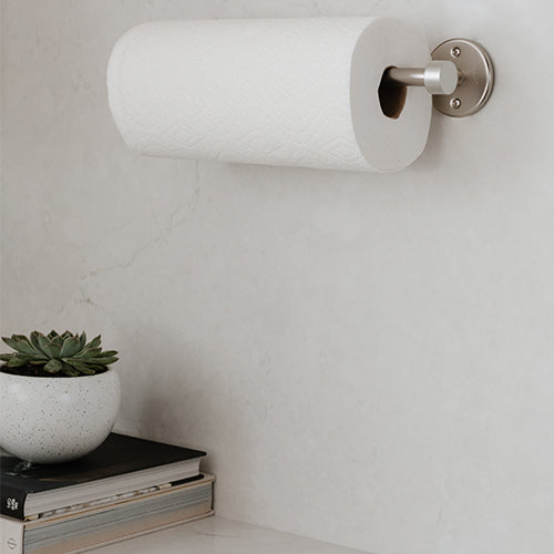 wall mounted kitchen roll holder