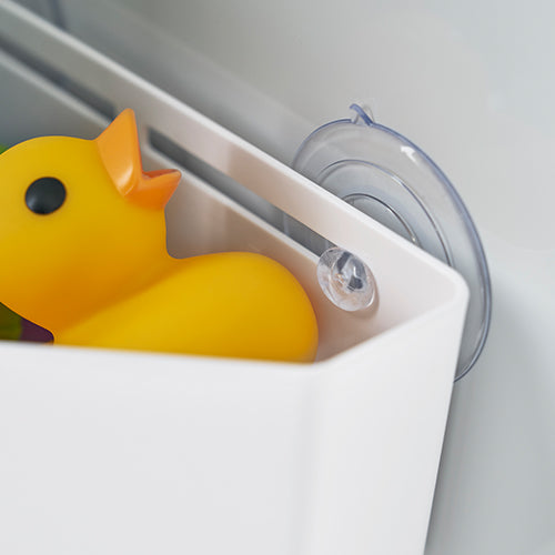 Corner Suction Shower Caddy White