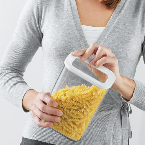 9 X Clear Kitchen Storage Canisters