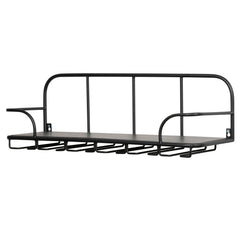 Wine Glass Bottle Storage Shelf Hugo