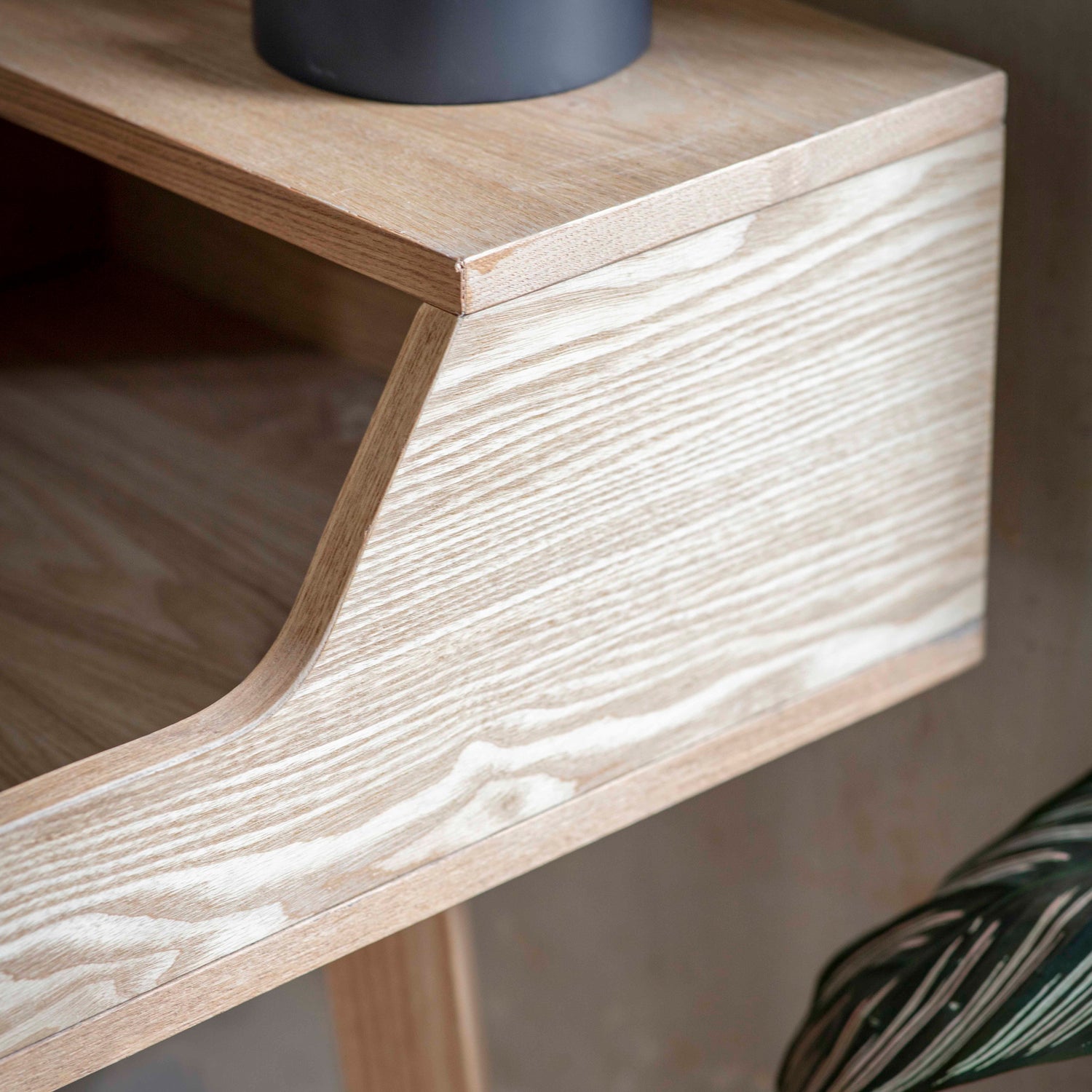 Wooden Desk With Storage- Ashwicke