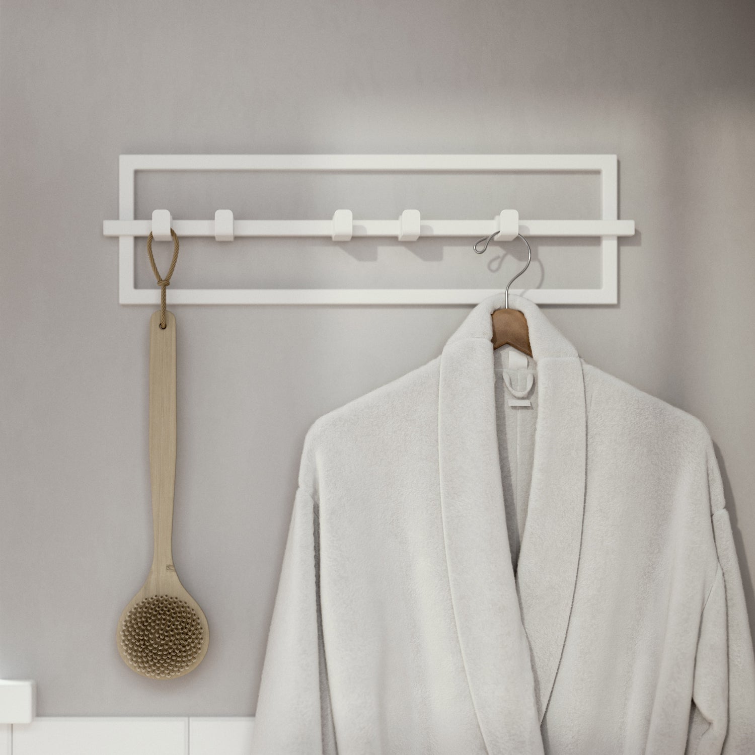 5 hook coat rack cubiko