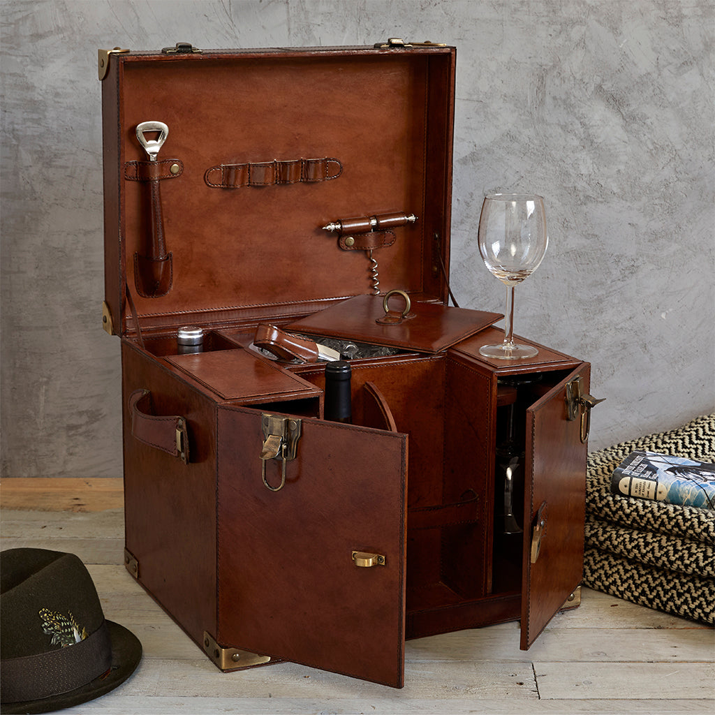 leather drinks case
