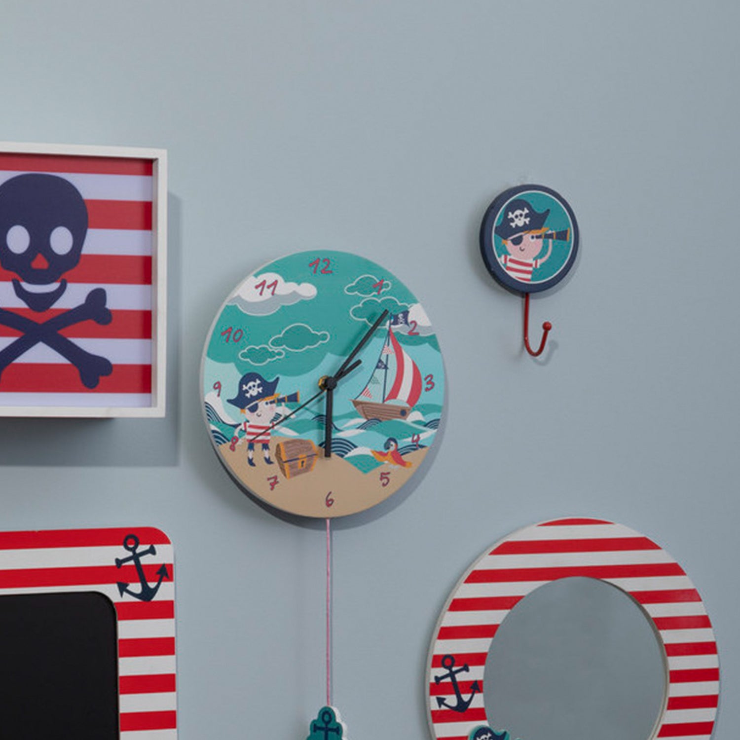 Pirate Wall Hooks Set Of 3