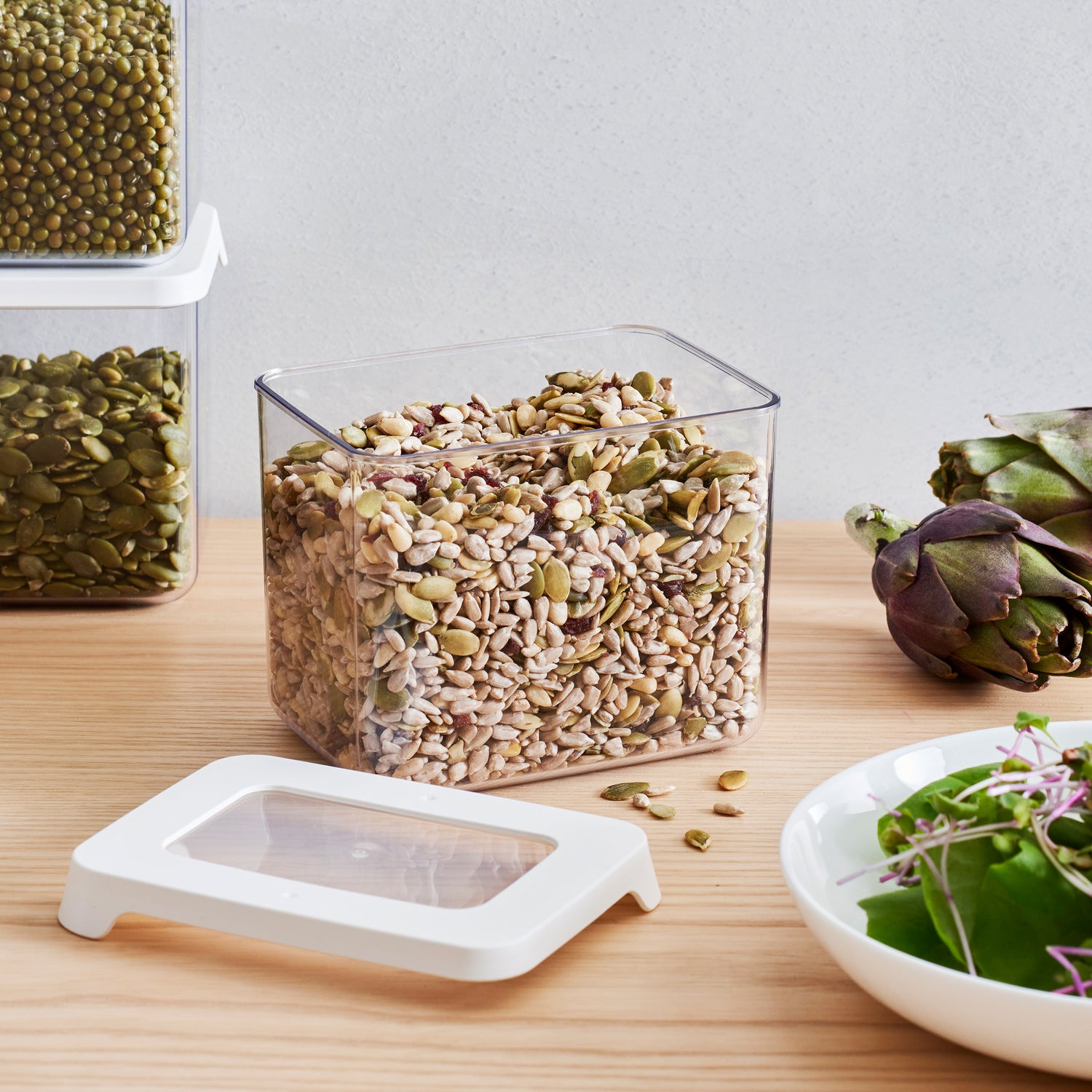 airtight food storage container 0 8 litre