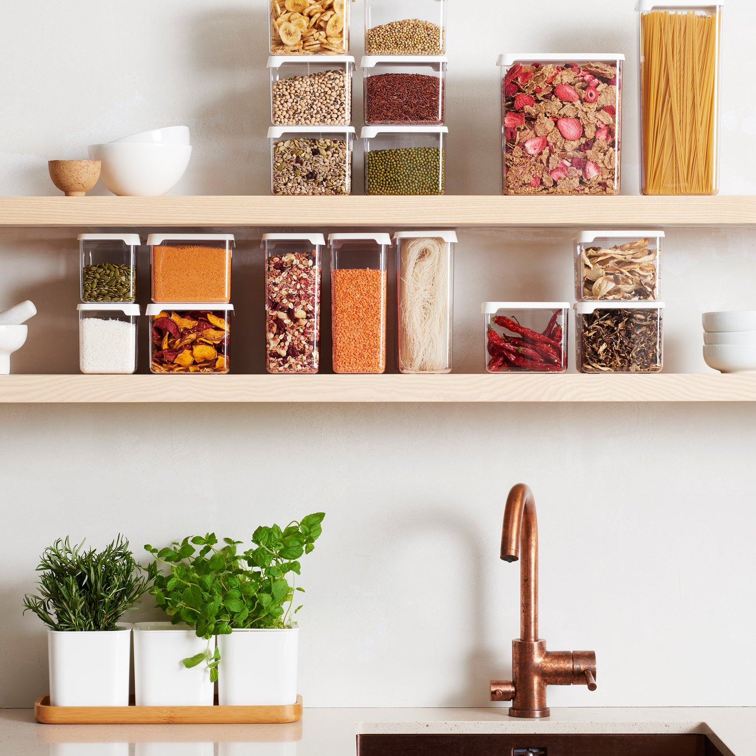 Airtight Dry Food Storage Container 0.8 Litre