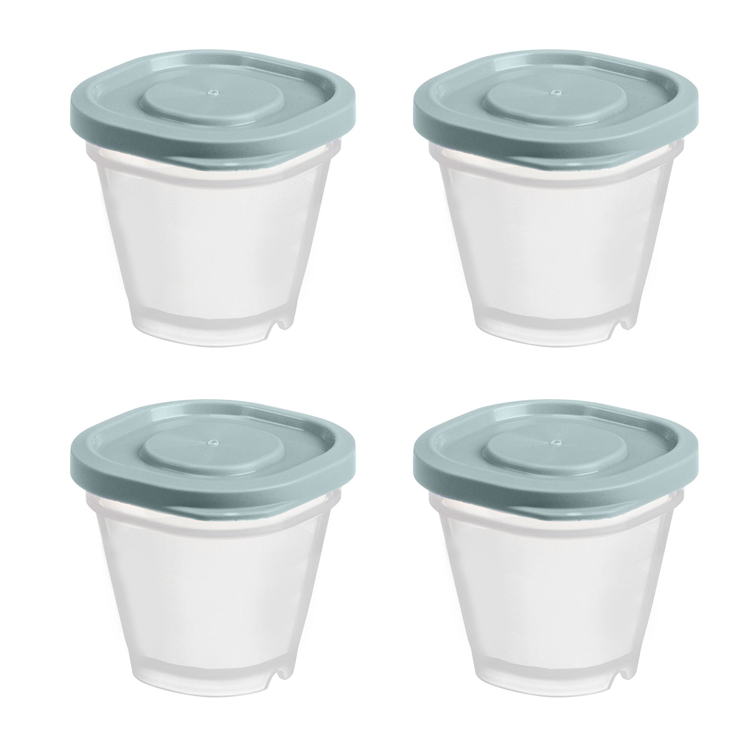 Set Of 4 Food Storage Pots