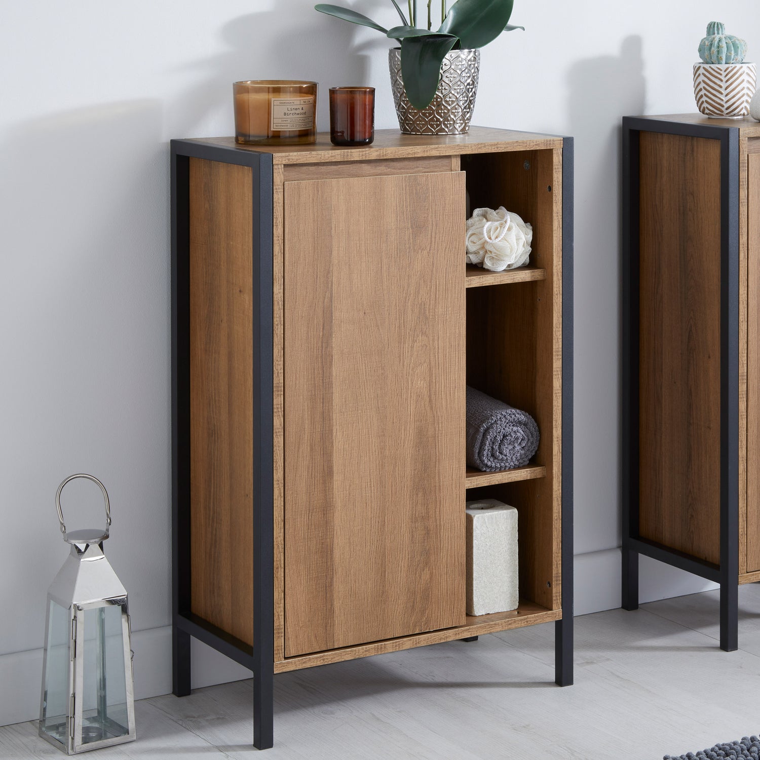 bathroom console storage unit margo