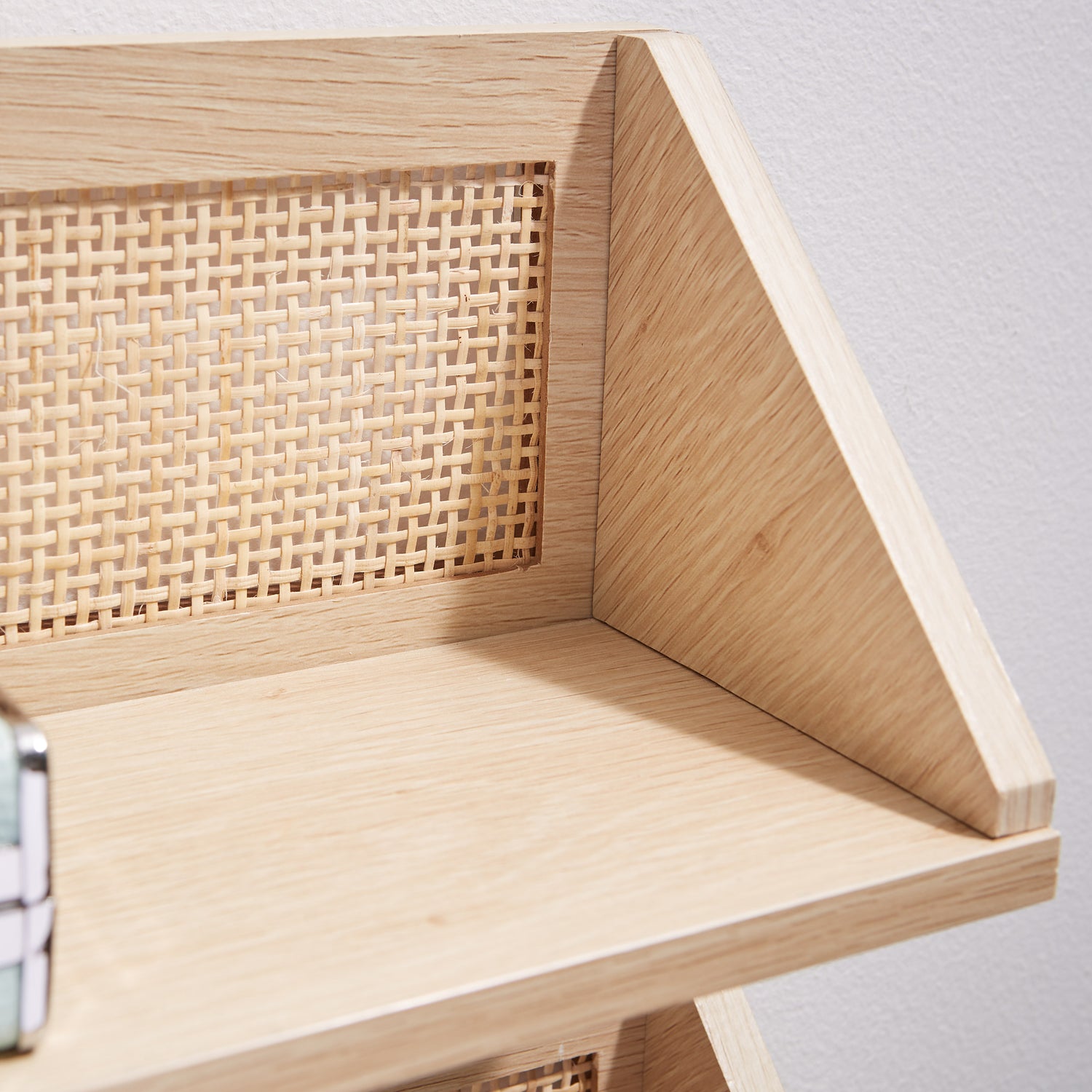 2 X Rattan Shelves