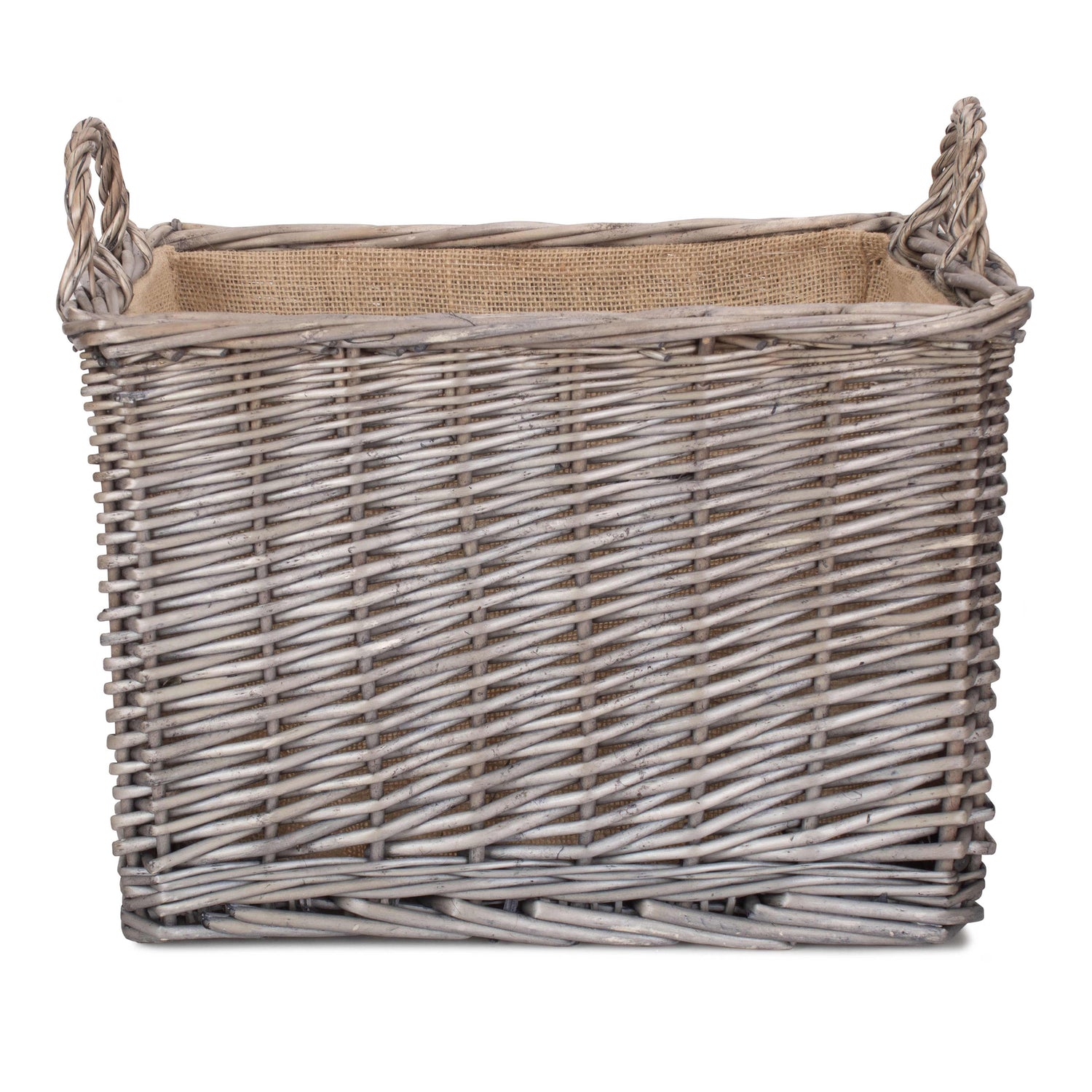 Kindling Basket With Hessian Lining