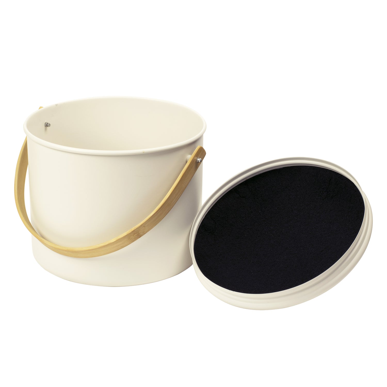 Compost Bucket with Bamboo Handle