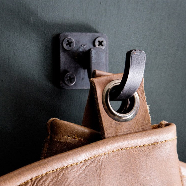 wrought iron coat hook elephant