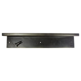 wall mounted display shelf with lip