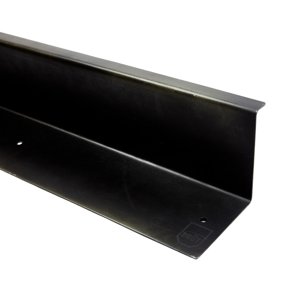 wall mounted display shelf with lip