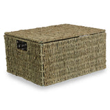 Lidded Seagrass Hamper Large