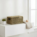 Lidded Seagrass Hamper Mini - Not A Boring Box