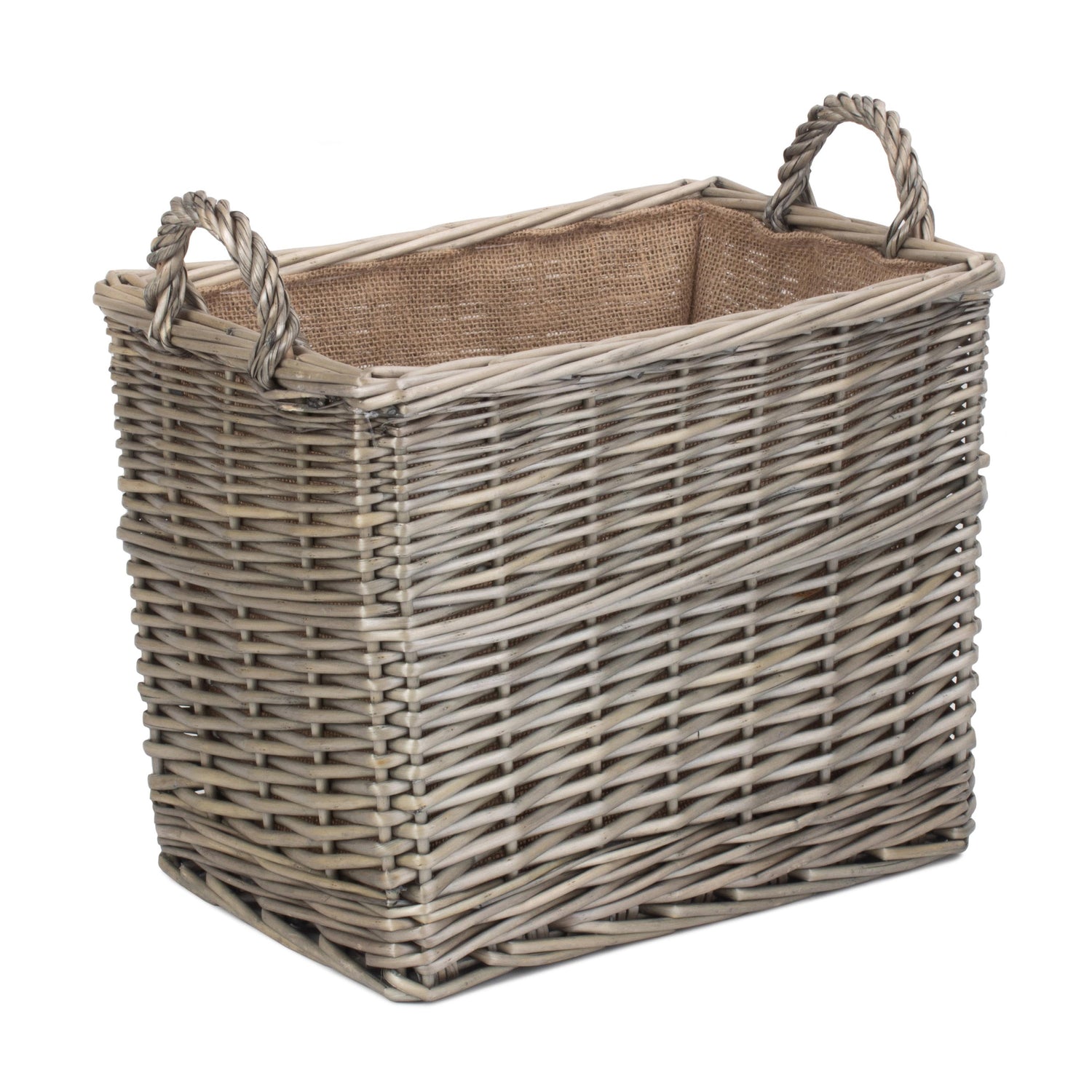 lined kindling basket