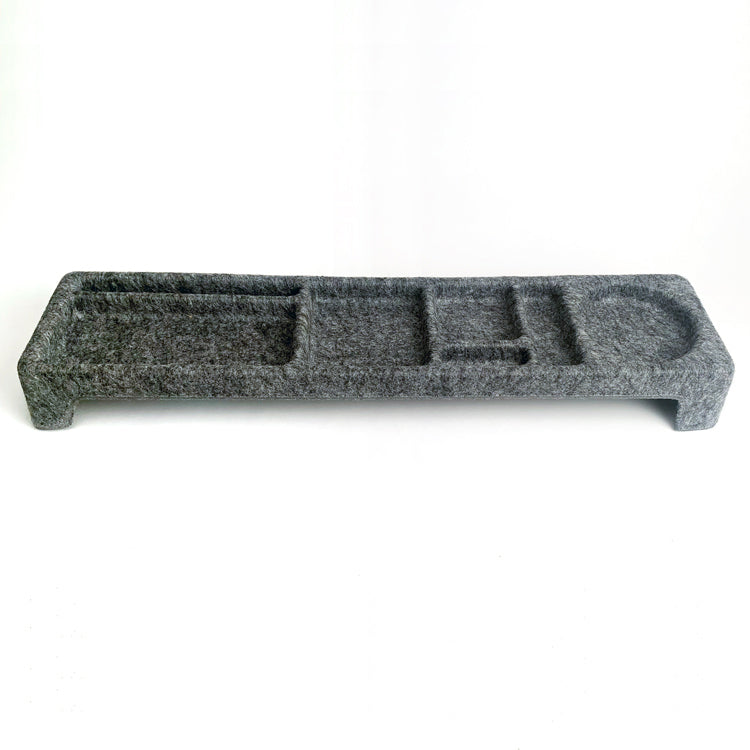 desk organiser over keyboard