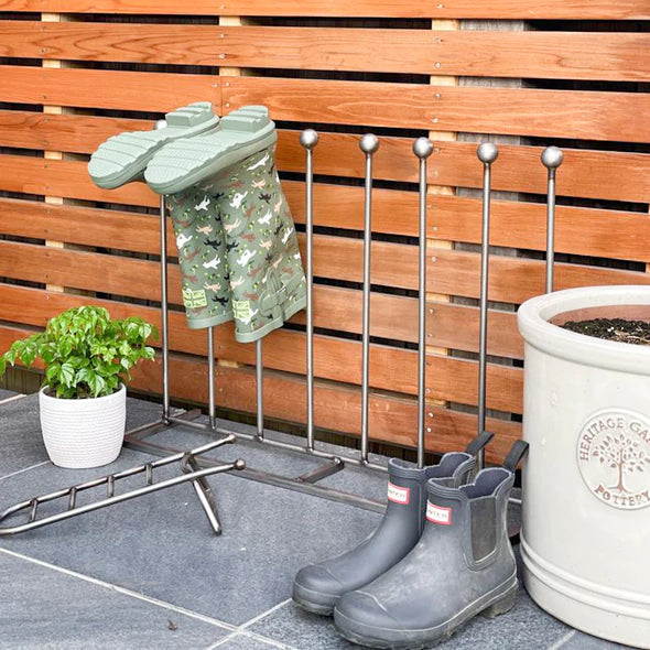4 pair welly rack boot jack