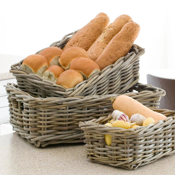 Buff Wicker Pantry Basket