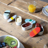 Porcelain Containers Set Of 4