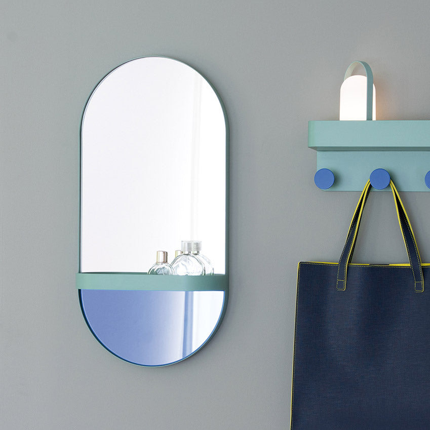 Mirror with Storage Tray