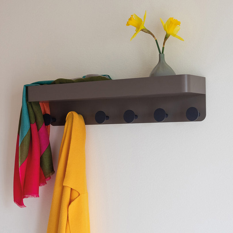 Coat Rack with Shelf