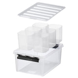 Plastic Storage Box With Removeable Inserts