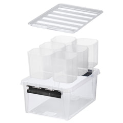 Plastic Storage Box With Removeable Inserts