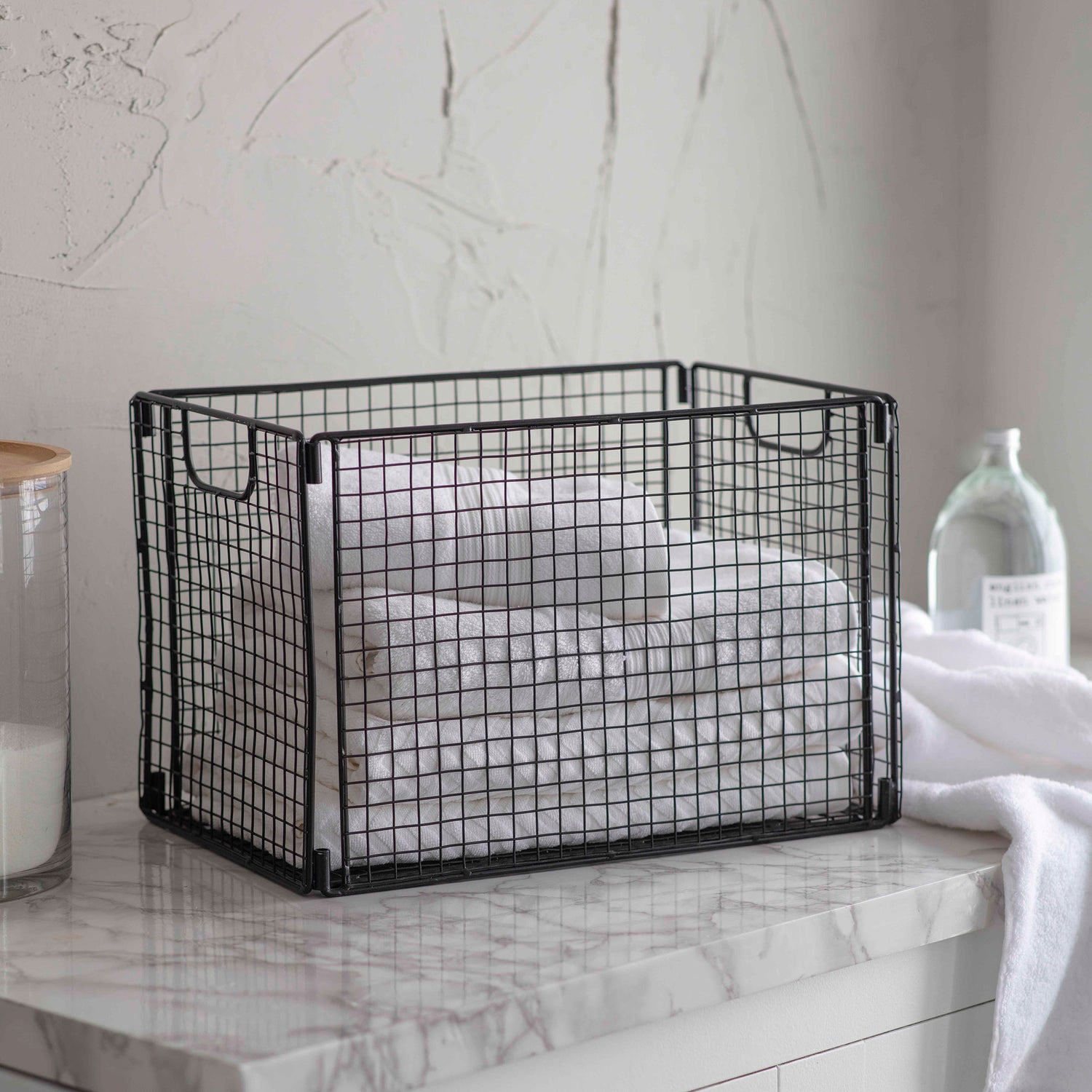 large foldable storage box wirework