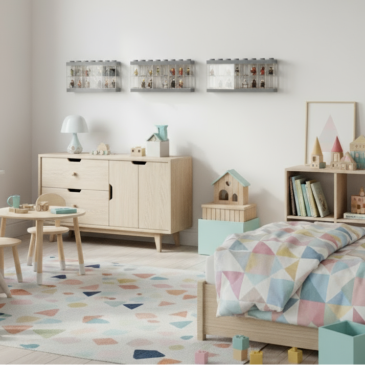 3 x Large LEGO Minifigure Display Cases Bundle