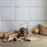 Rectangular Glass Storage Canisters with Airtight Lid