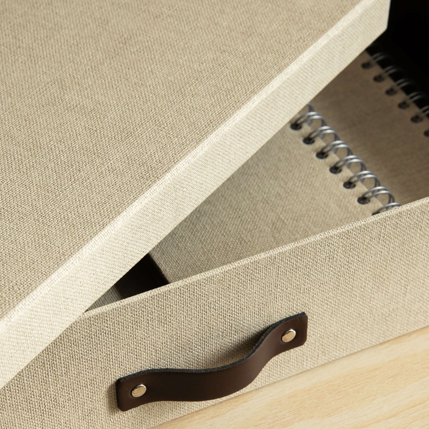 Sverker A3 Document Storage Box Luxury Linen Laminate