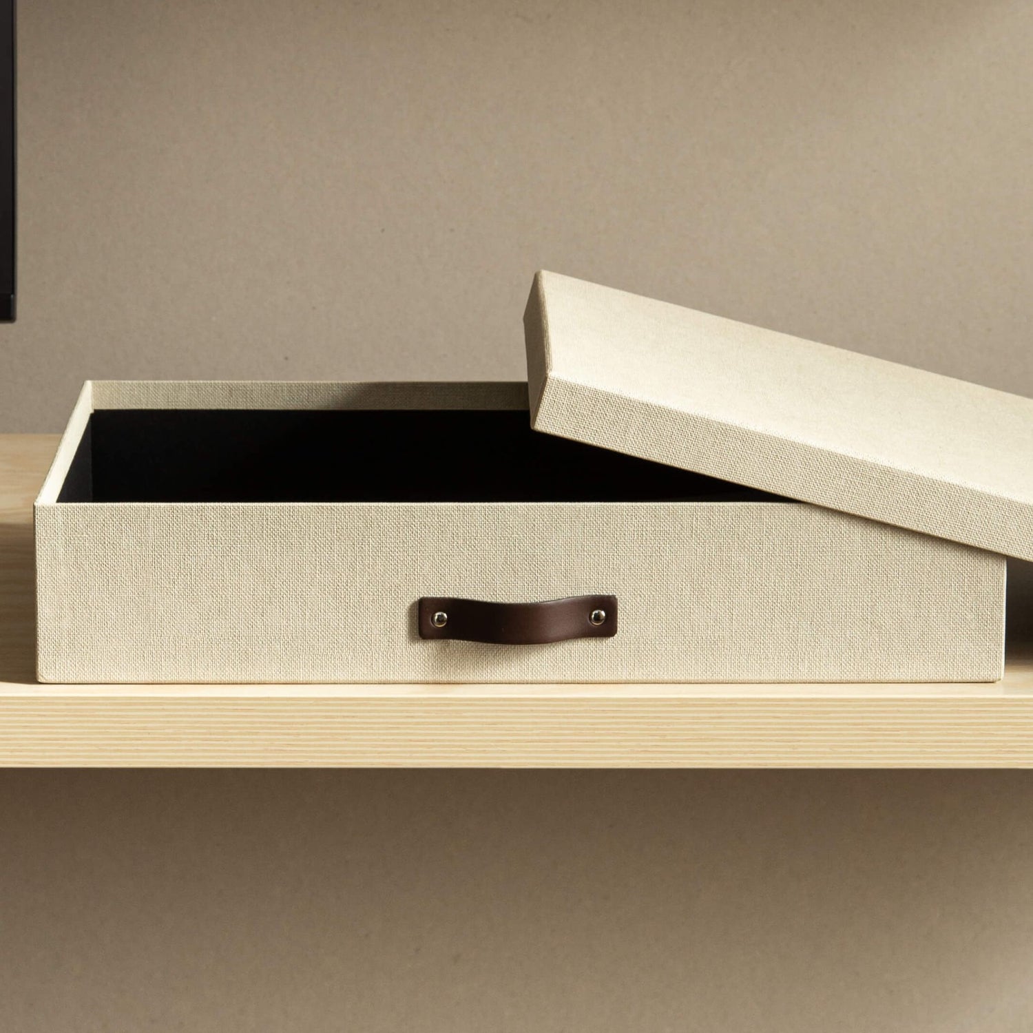 Sverker A3 Document Storage Box Luxury Linen Laminate