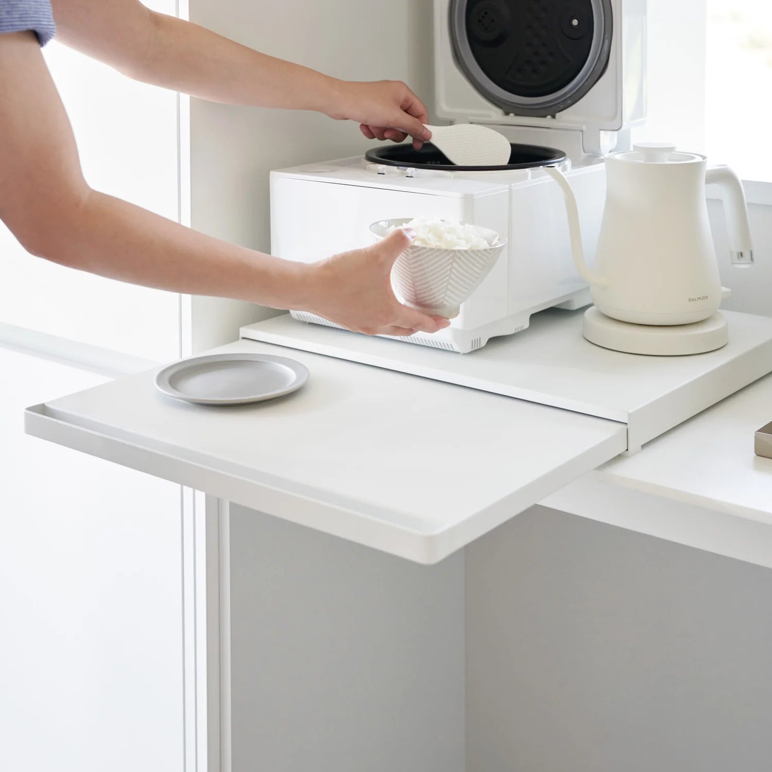 Extendable Kitchen Countertop Shelf